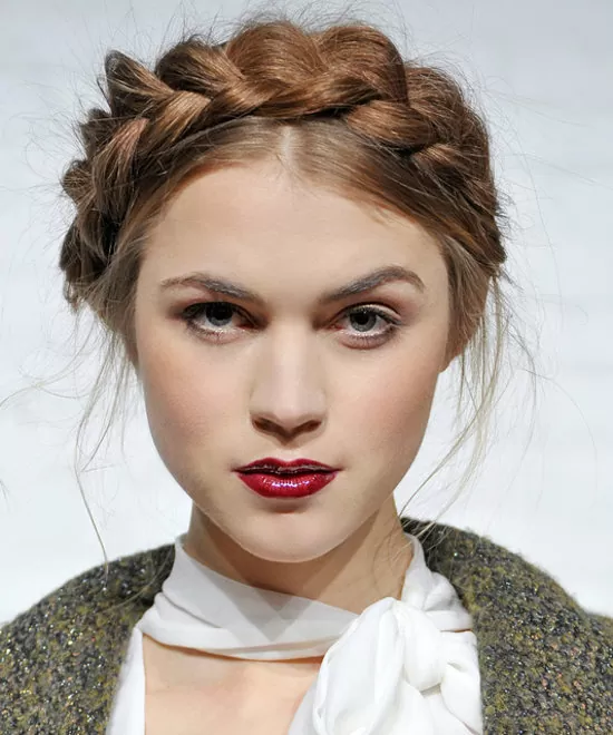 Thick Milkmaid Braid