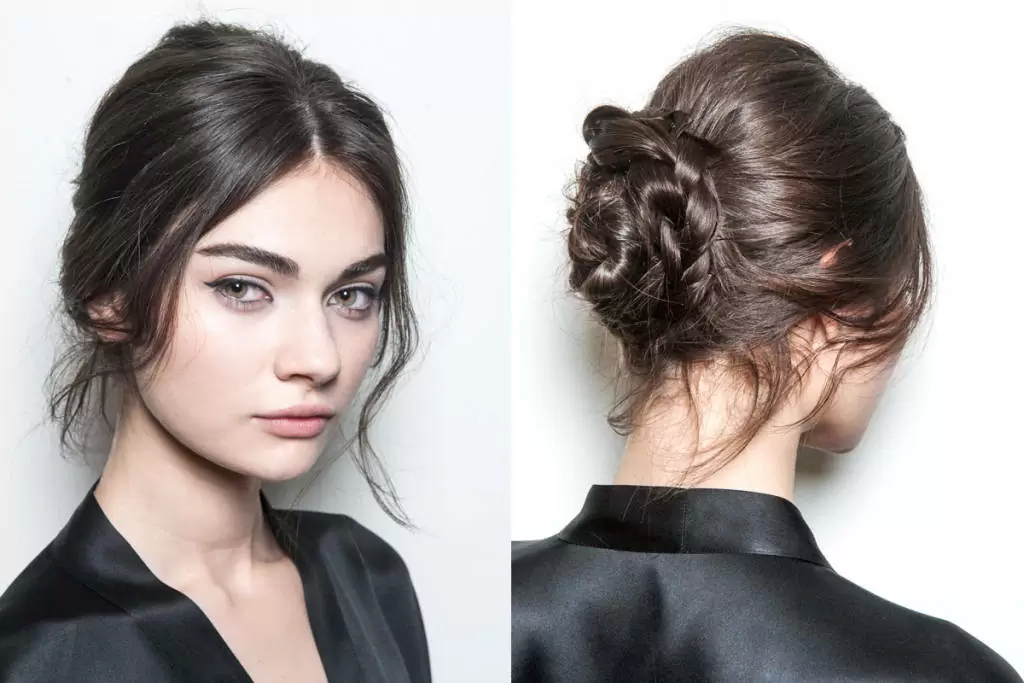 Twisted Braid Bun
