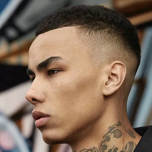 high drop fade caesar