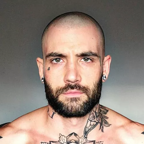 induction cut with beard