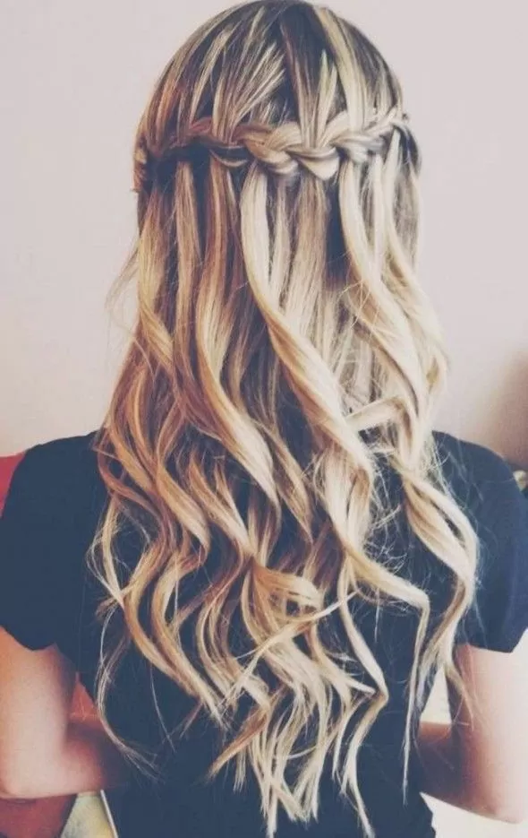 waterfall braid headband
