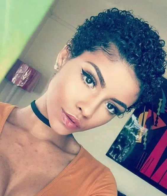 Short Tapered Curls