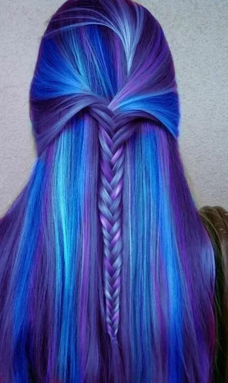 Blue Unicorn Hair