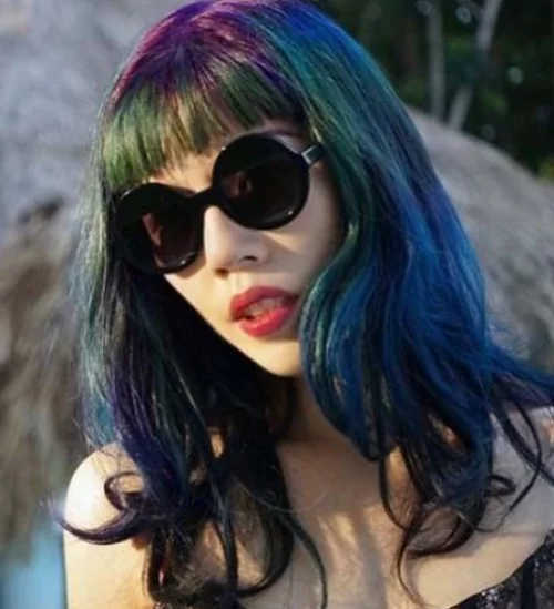 Chunky Oil Slick Colors