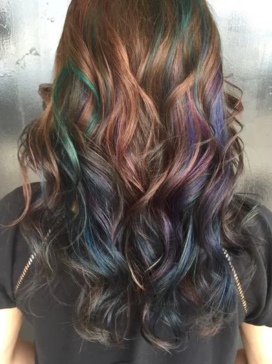 Muted Oil Slick