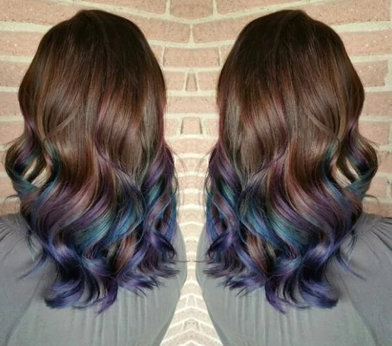 Ombre Oil Slick