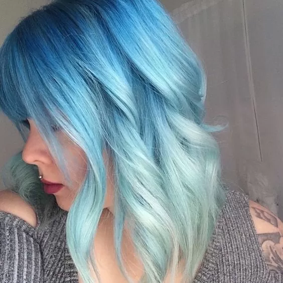 blue color melt
