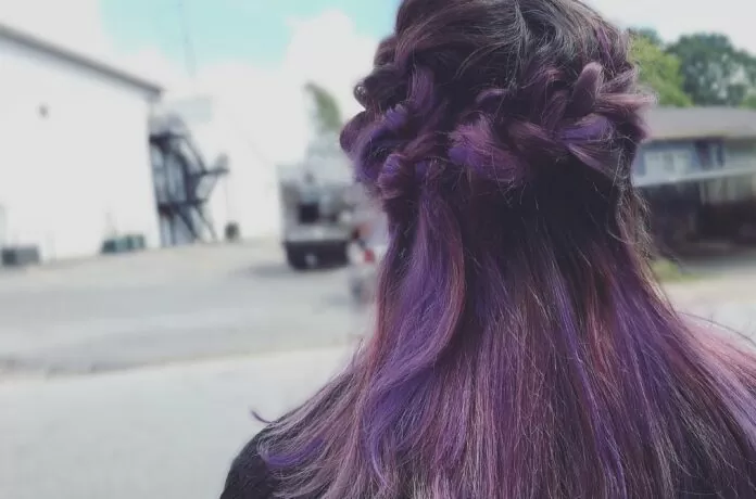 purple balayage hair color ideas