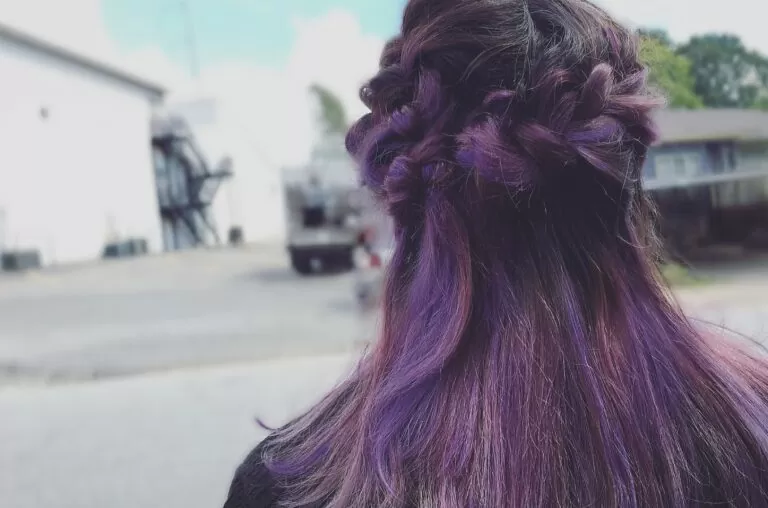 purple balayage hair color ideas