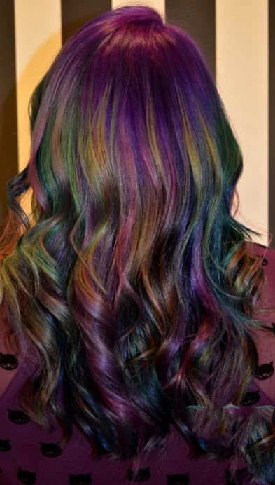 ultra vibrant oil slick