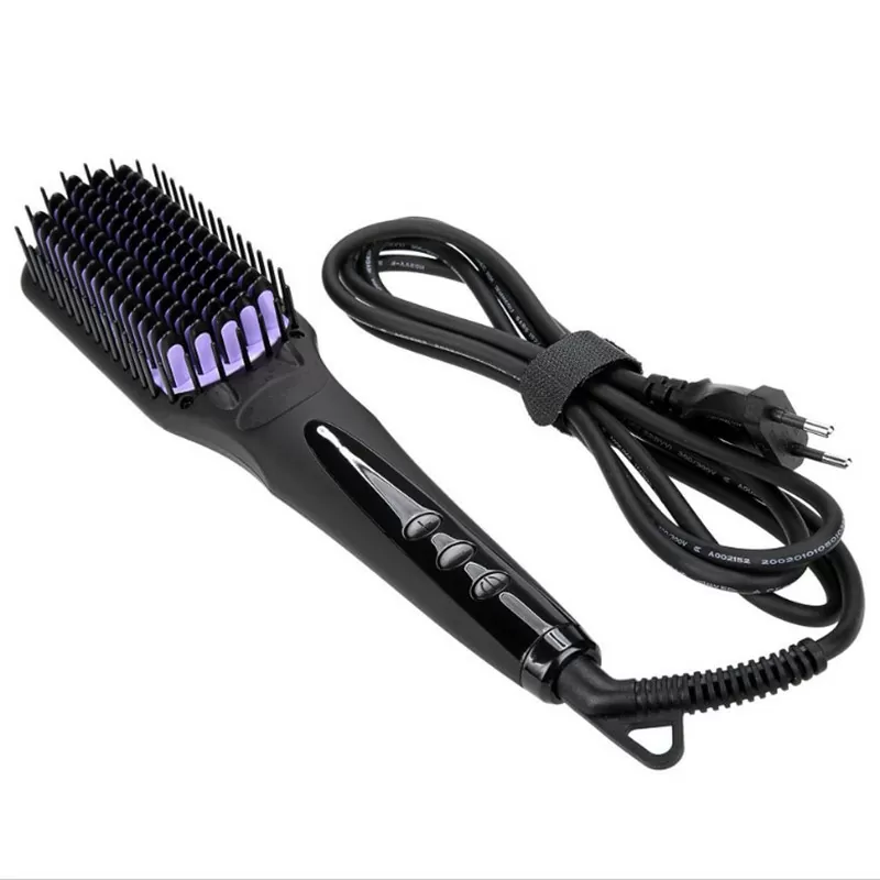 ACEVIVI 2 in 1 Ionic Electric Hair Straightening Brush