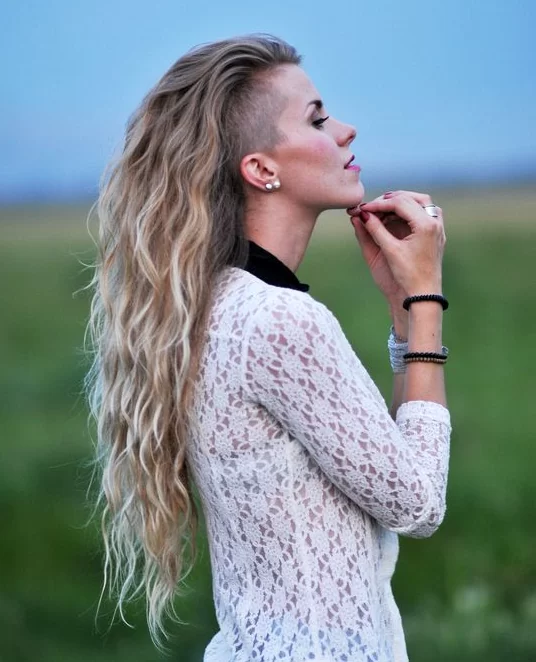 long side shaved cut