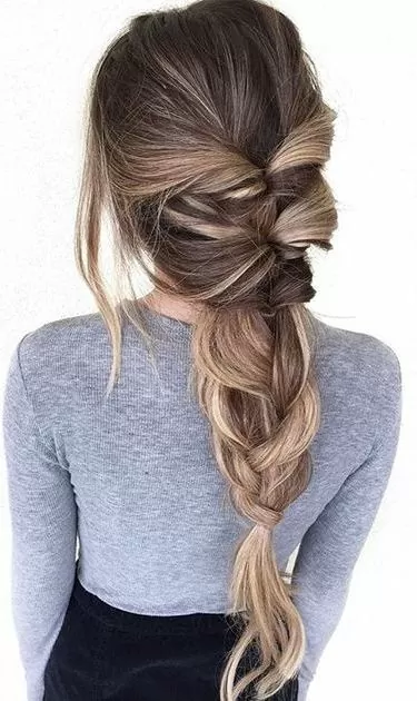 loose thick braid