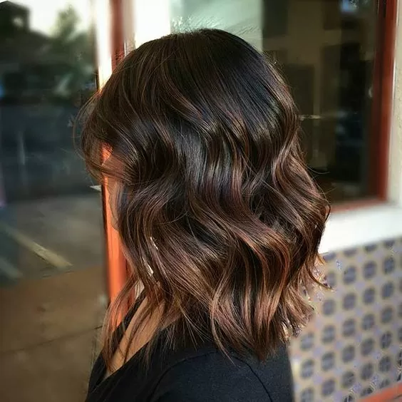 medium brown balayage