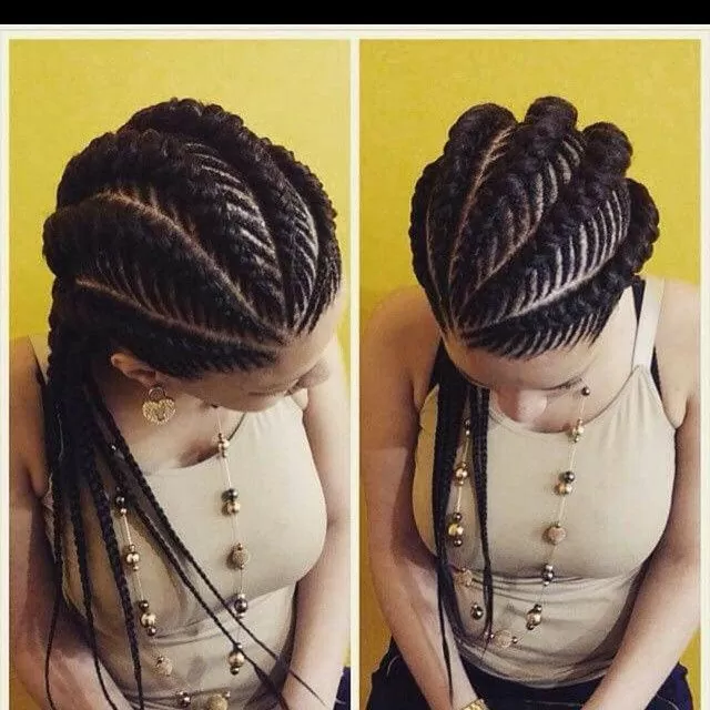 fishbone ghana braids