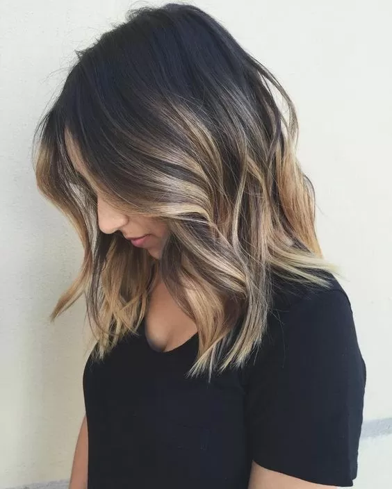 tigers eye balayage style