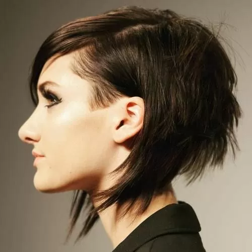 Ultra Choppy Undercut Bob