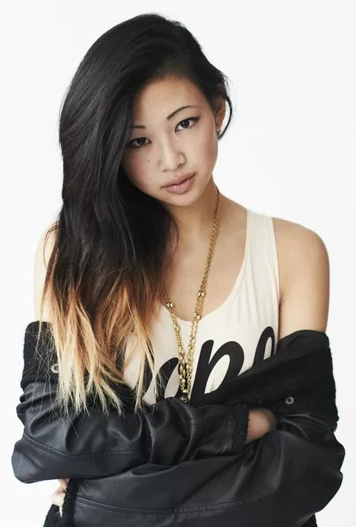 bleached blonde dip dye