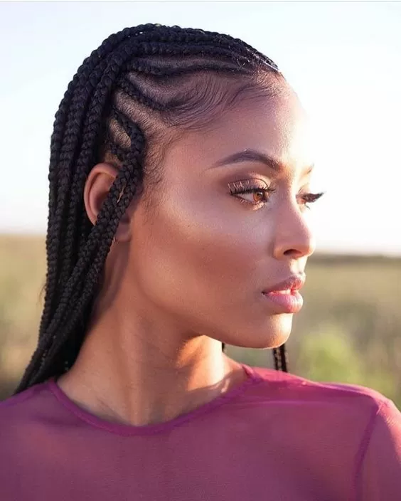 Lengthy Goddess Braids