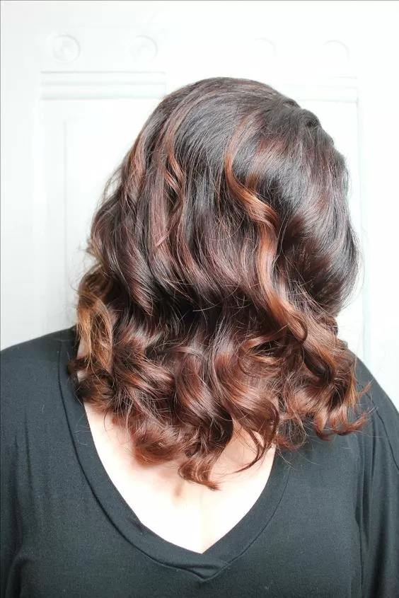 cinnamon mahogany brown hair