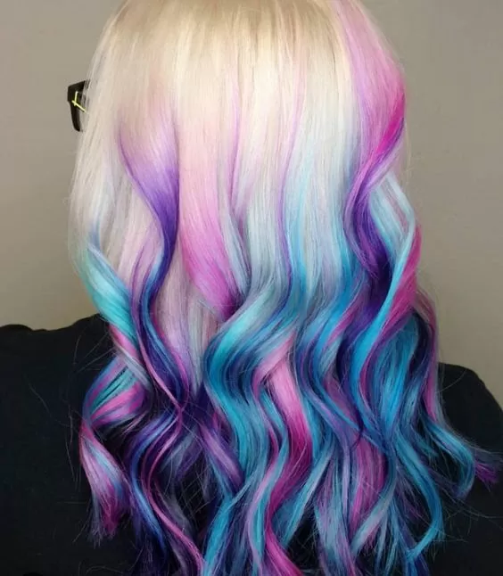 cool dip dye rainbow