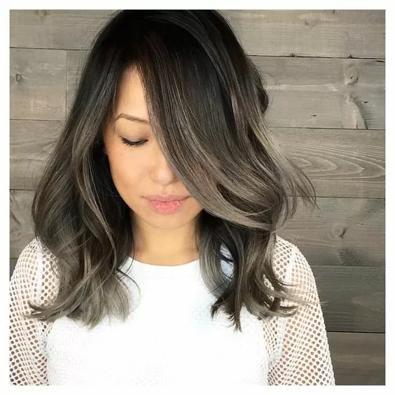 face framing balayage