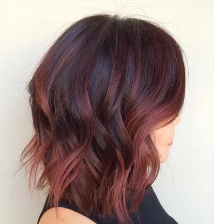 medium mahogany balayage