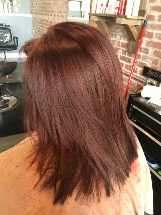 medium mahogany brown hair