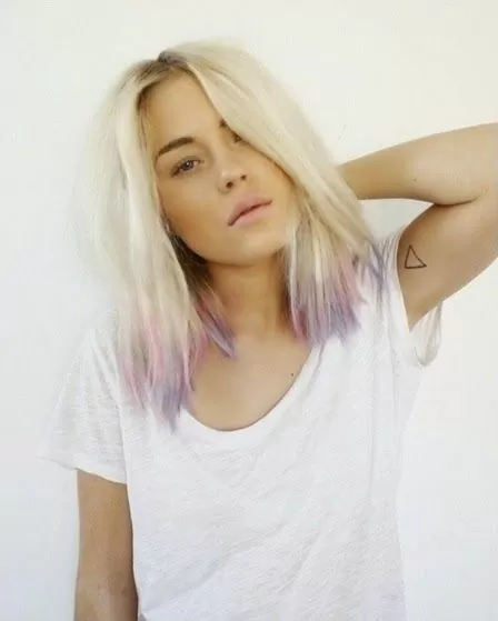 pastel mini dip dye