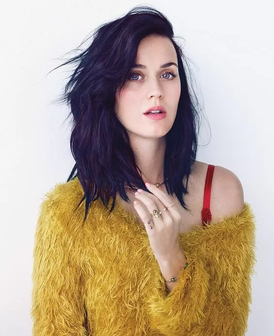 Dark Purple Black Hair