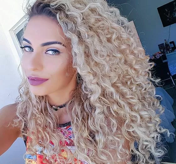 beachy pencil curls