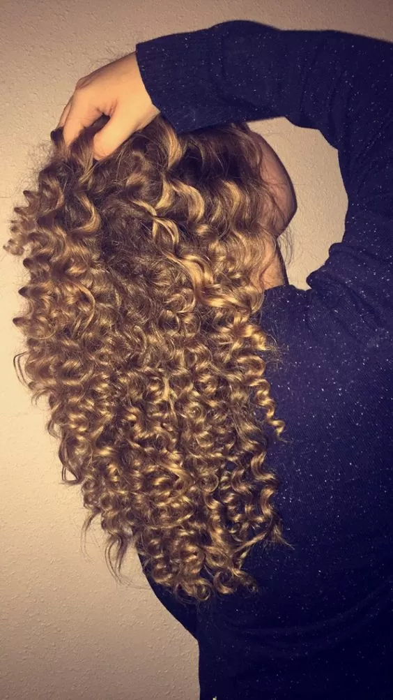 bouncy pencil curls