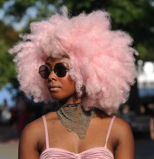 Cotton Candy Pink hair color