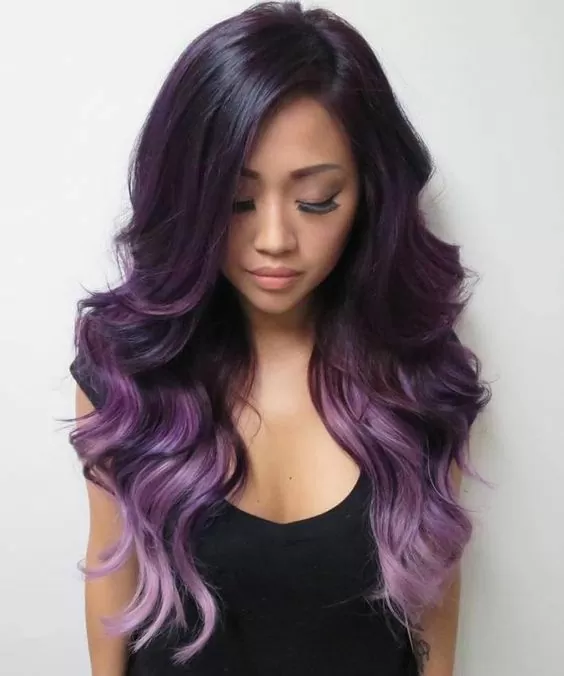 Dramatic Purple Color Melt