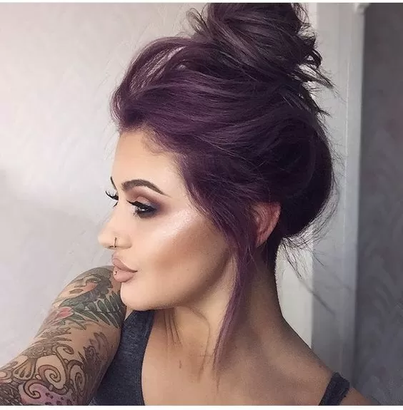 Dusty Grape Hair Color
