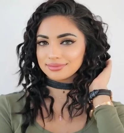 glamorous pencil curls