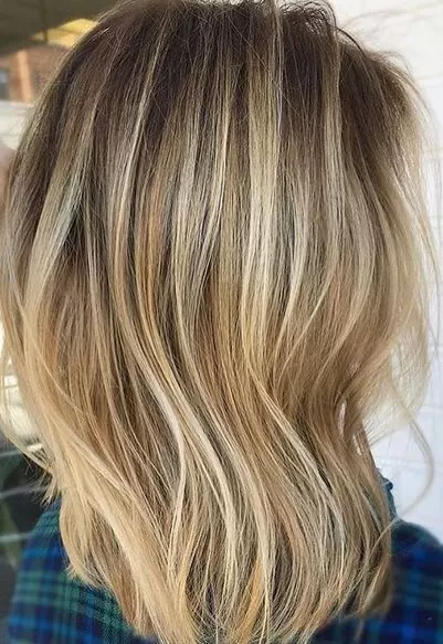 golden sandy blonde hair