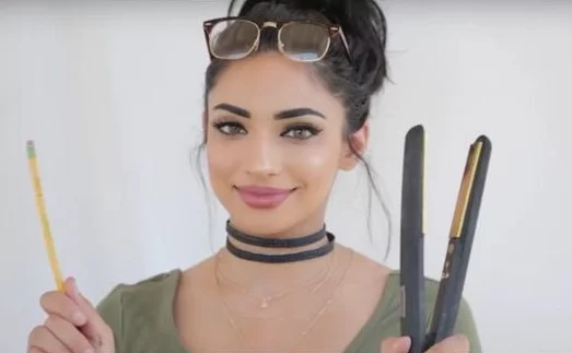 how to curl your hair using a pencil