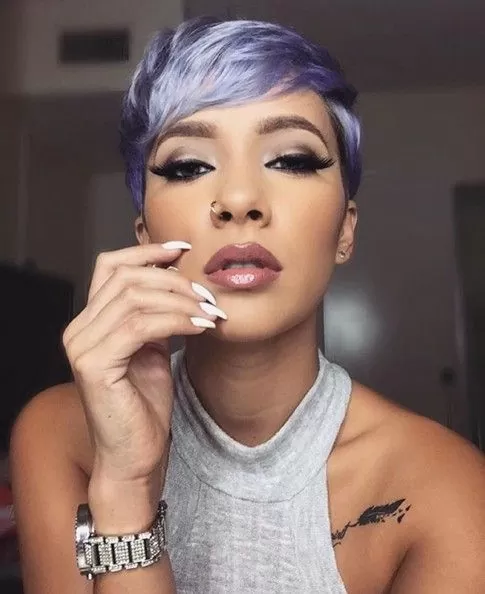 Icy Lavender Pixie