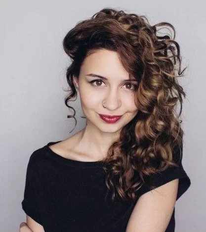 loose thick pencil curls