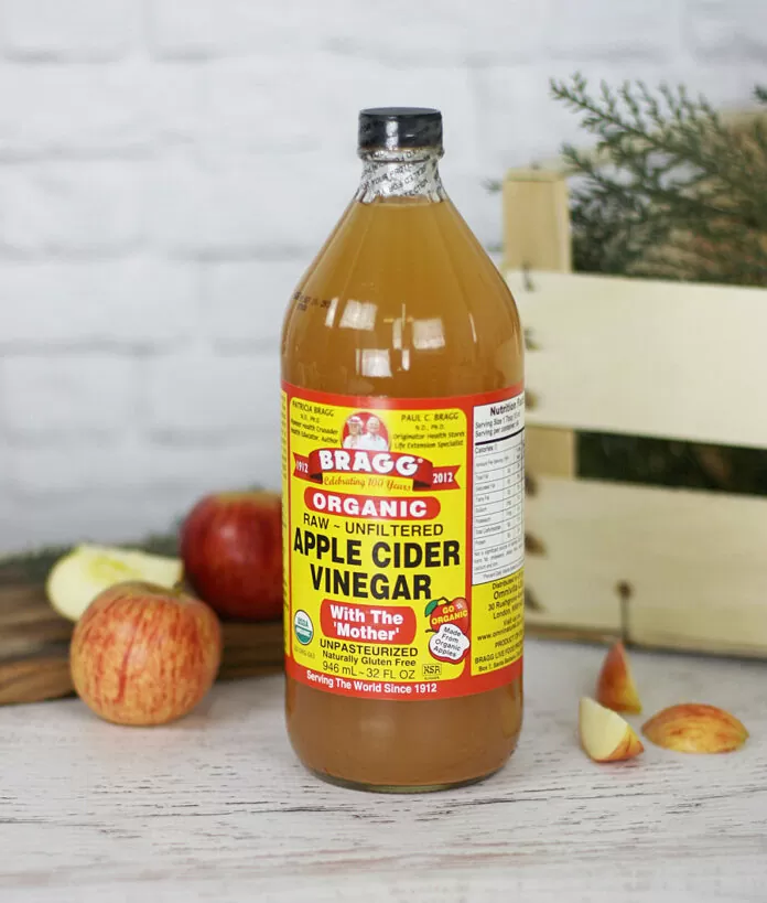 apple cider vinegar rinse