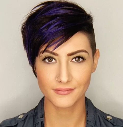 asymmetrical undercut pixie