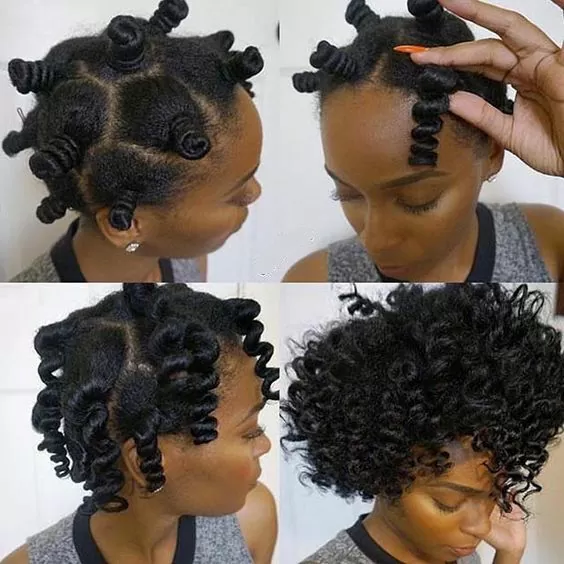 bantu knot out