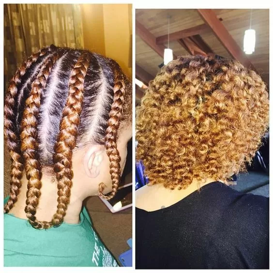 braid out