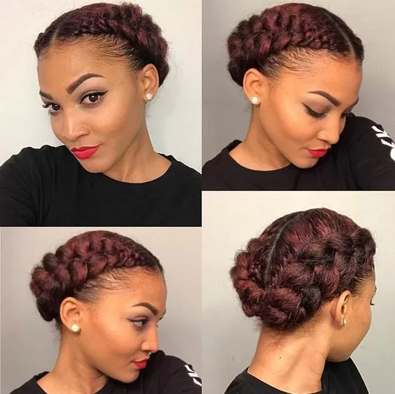 chunky goddess braids