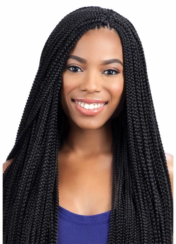 crochet individual braids long