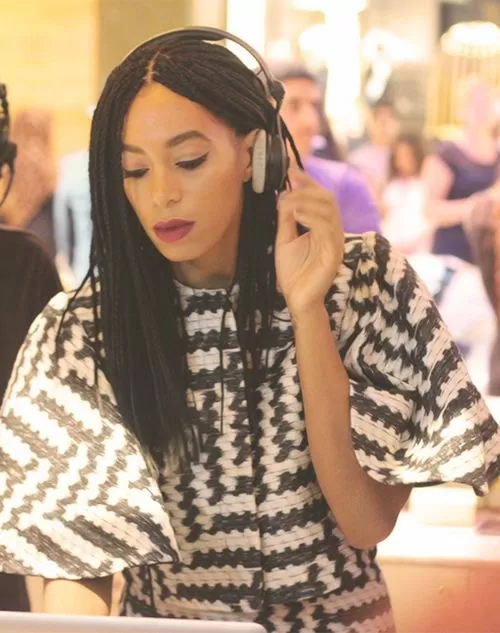 sleek straigh individual braids