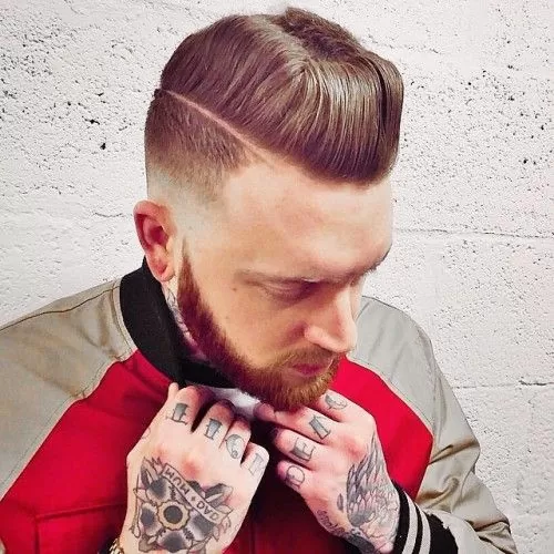 high sides pompadour