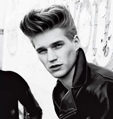 textured greaser quiff