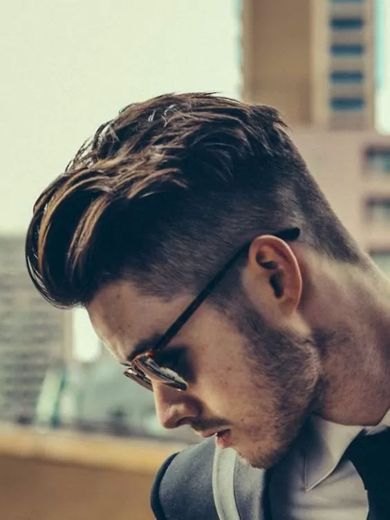 tight taper with textured top